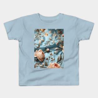 French rustic flowers AI generated Kids T-Shirt